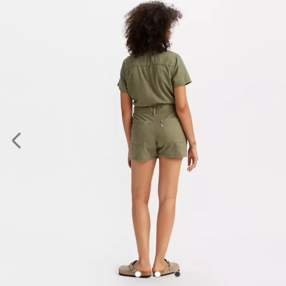 LEVI'S Women's Heritage Cotton Denim Romper NWT - Picture 2 of 14